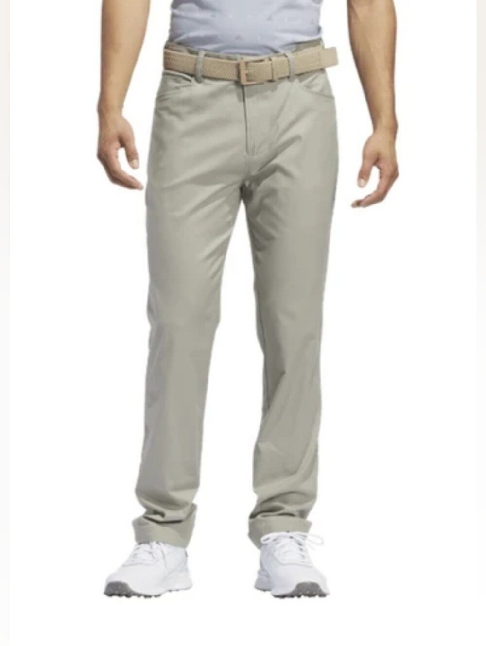 NWT Adidas Golf Go-To 5 Pocket Pants Men's Light Olive Pants Size 30 x 32